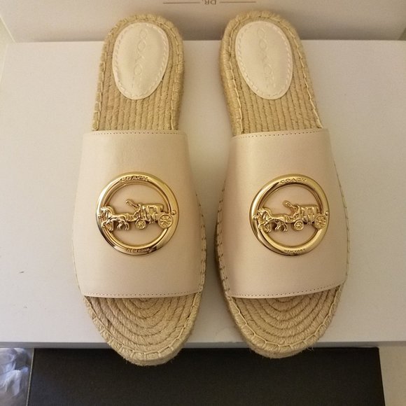 $128 *NEW* COACH Chalk Espadrille - Picture 15 of 15